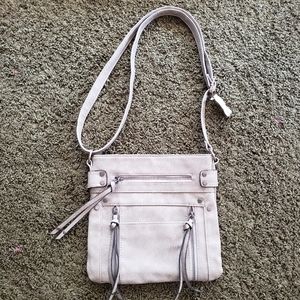 Gray Crossbody Hip Purse